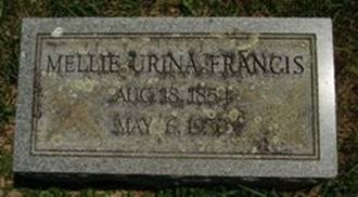 Melvina Urina Millie <i>Francis</i> Sowers
