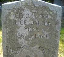 Cleopatra Alice <i>Dalton</i> York