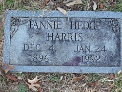  Fannie <I>Hedge</I> Harris