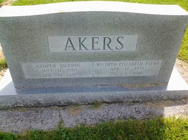 Mildred Elizabeth <i>Payne</i> Akers