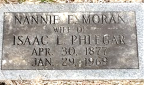  Nannie Emiley <I>Moran</I> Phlegar