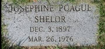  Josephine <I>Poague</I> Shelor