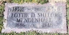  Lottie D. <I>Shelor</I> Mendenhall