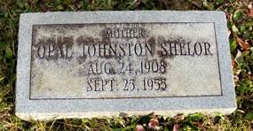 Opal <i>Johnston</i> Shelor