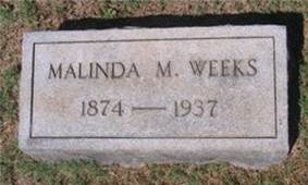 Malinda M <i>Smith</i> Weeks