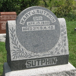  Mary Jane <I>Glendenning</I> Sutphin