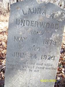 Laura A <i>Turner</i> Underwood