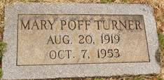 Mary <i>Poff</i> Turner