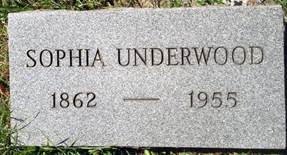 Sophia Ann <i>Brogan</i> Underwood