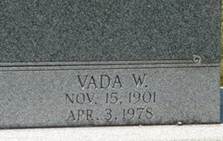 Vada <i>Weddle</i> Alderman