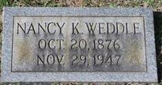 Nancy Rachel <i>Keith</i> Weddle