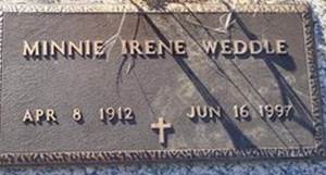 Minnie Irene <i>Mullins</i> Weddle