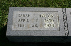 Sarah Elizabeth <i>Weddle</i> Hylton