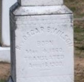 Rev Oscar B Wilson