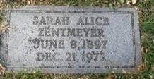 Sarah Alice Zentmeyer