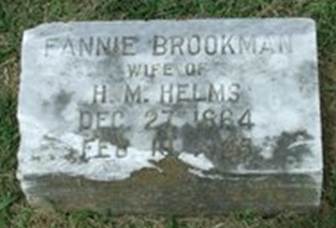 Marcella Frances �Fannie� <I>Bates</I> Helms 