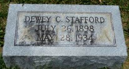 Dewey C Stafford 