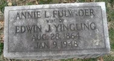 Annie L <I>Fulwider</I> Yingling 