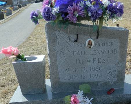 A grave stone with flowers on it

AI-generated content may be incorrect.