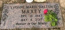  Yvonne Marie Vonnie <I>Dalton</I> Maxey