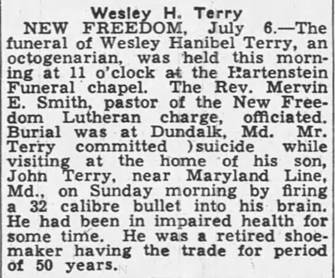 Obituary for Wesley Hanibel Terry - 