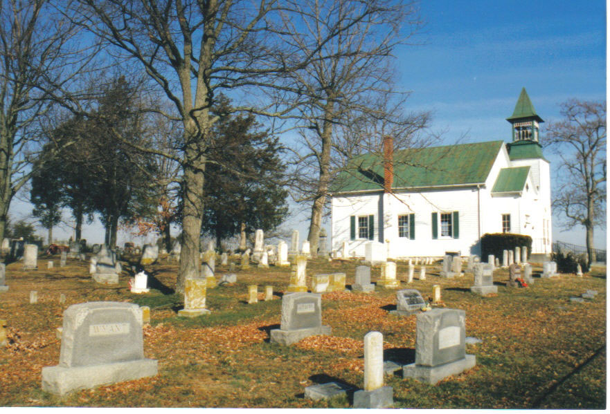 view of cemetery