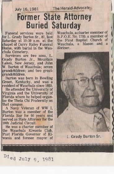 Hardee County Florida Ancestors