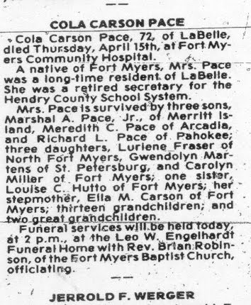 Hendry County FL Genealogy