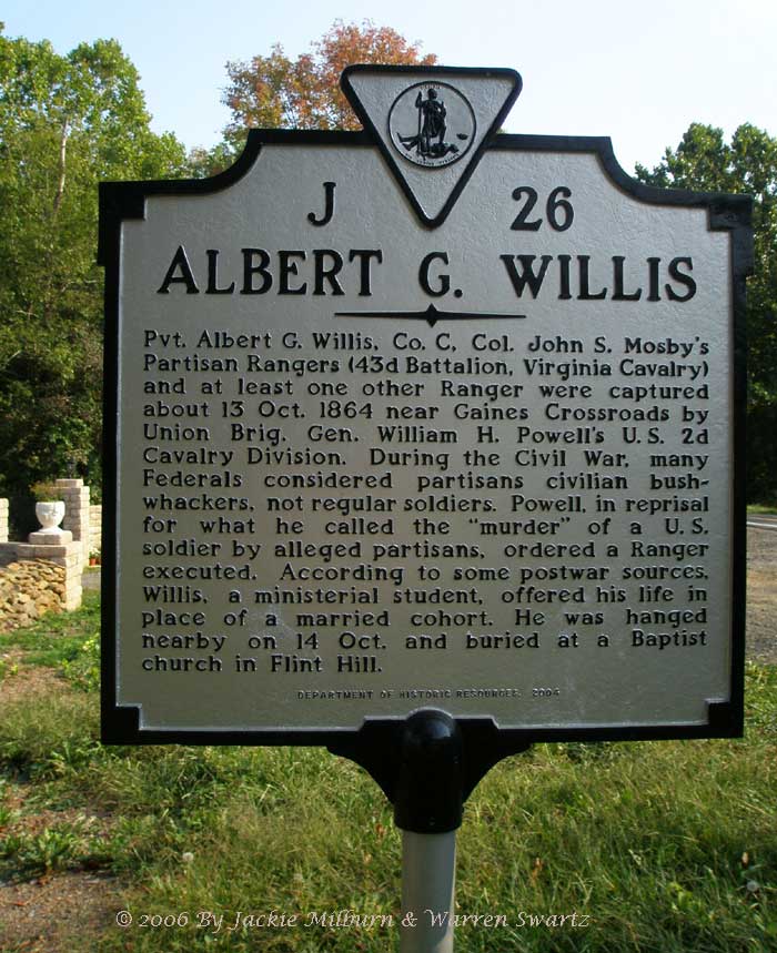 Virginia Historical marker located near Chester Gap