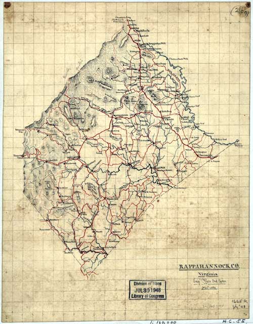 Rappahannock County, Virginia with property owners