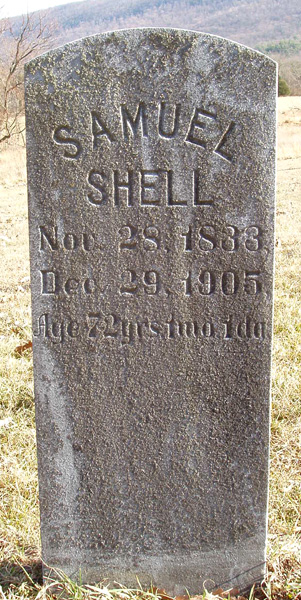 Henry Sam Shell Cedar Creek Cemetery